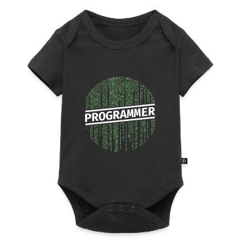 Programmer Programmierer Coding - Baby Premium Kurzarmbody - Schwarz - Vorne