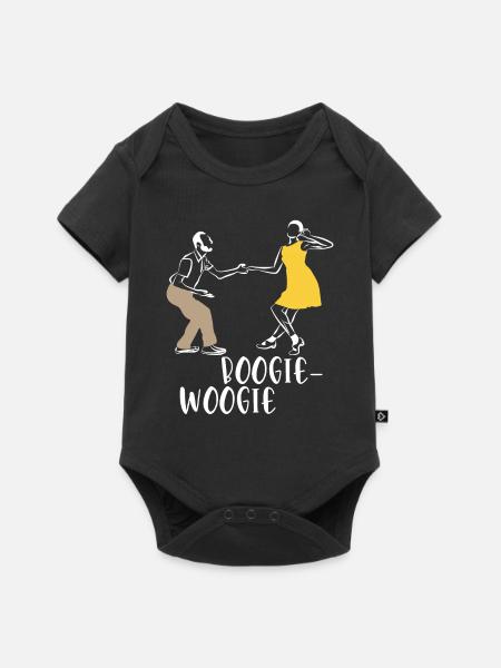 Boogie Woogie - Body à manches courtes Premium Bébé - noir