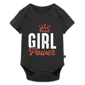 Girl power Girl power - Baby Premium short-sleeve bodysuit - black - Front