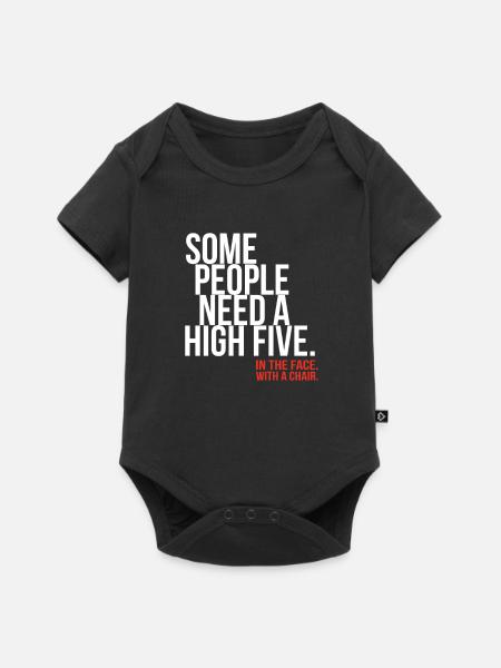 Funny - Baby Premium short-sleeve bodysuit - black