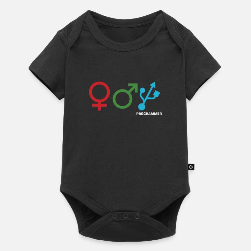 Programmieren von Entschlüsselungscodes Computertechniker - Baby Premium Kurzarmbody - Schwarz