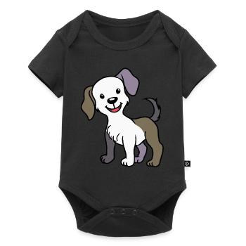 dog dog dog owner pets mutt shelter - Baby Premium short-sleeve bodysuit - black - Front