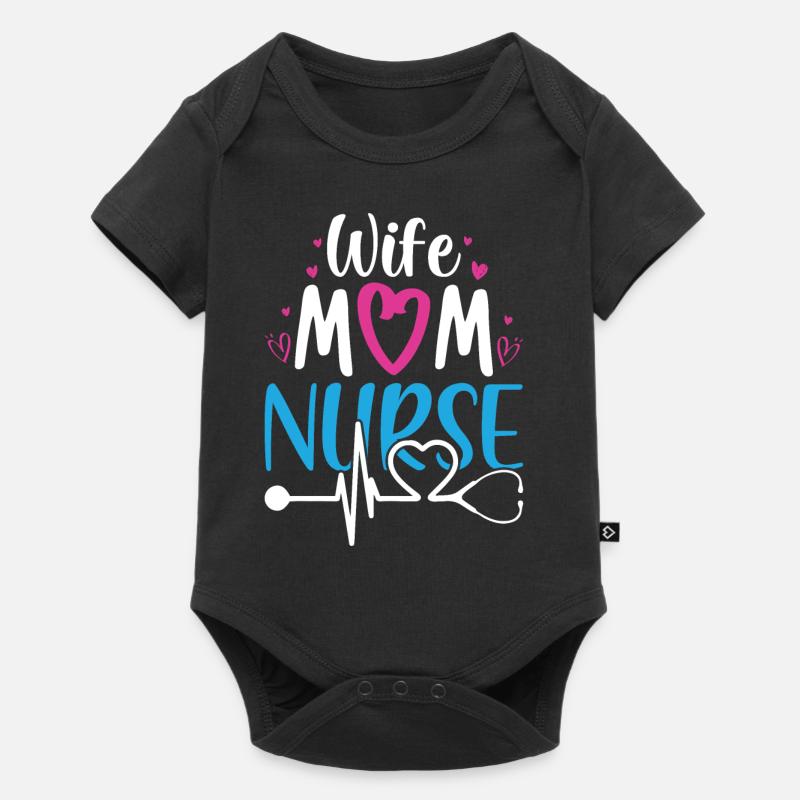 Nurse - Body à manches courtes Premium Bébé - noir