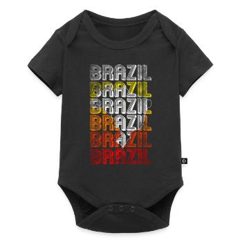 Brazil - Baby Premium short-sleeve bodysuit - black - Front