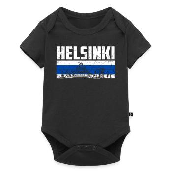 Helsinki, Finlande - Body à manches courtes Premium Bébé - noir - Devant