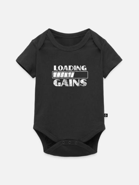 Workout - Baby Premium Kurzarmbody - Schwarz
