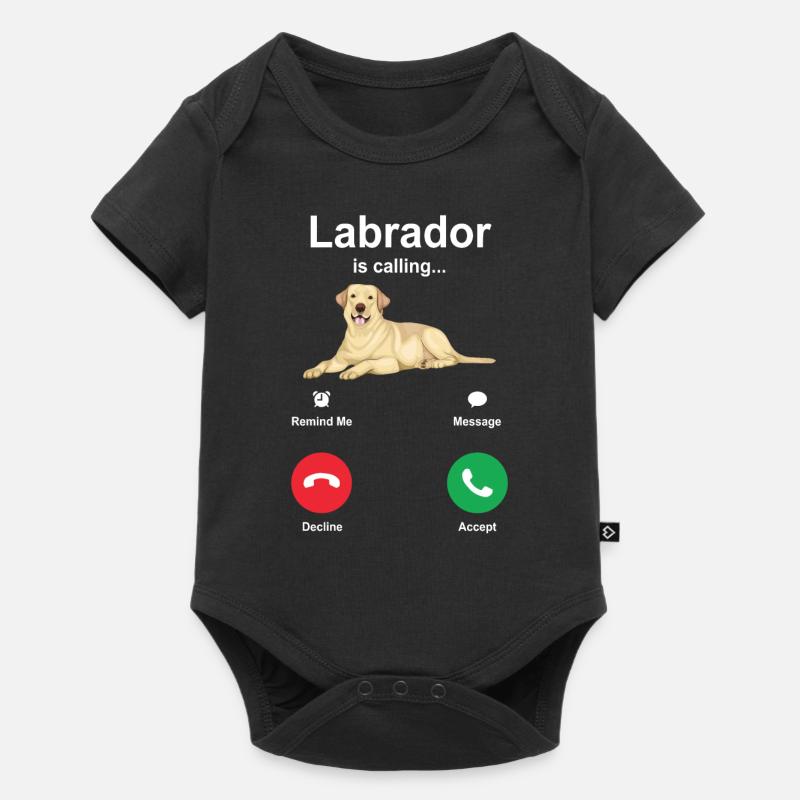 Labrador - Body à manches courtes Premium Bébé - noir