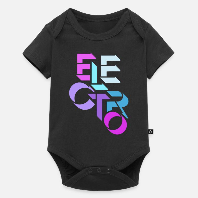 Electro Muisk, DJ, House Electro Charts - Body à manches courtes Premium Bébé - noir