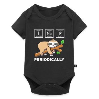 Je sieste périodiquement paresseux chimiste chimiste nerd - Body à manches courtes Premium Bébé - noir - Devant