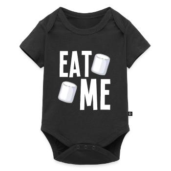 Mange-moi des guimauves - Body à manches courtes Premium Bébé - noir - Devant