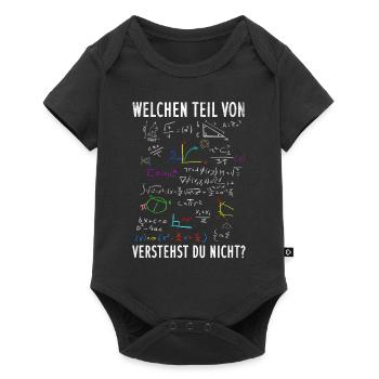 What part of math you don't understand - Baby Premium short-sleeve bodysuit - black - Front