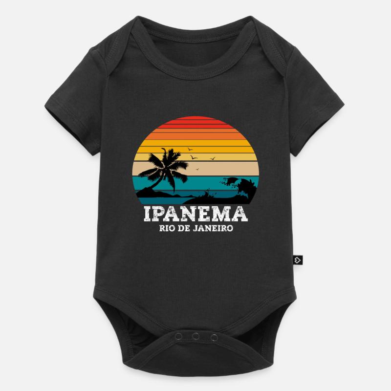 IPANEMA RIO DE JANEIRO - Body à manches courtes Premium Bébé - noir