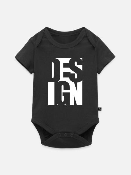 Cooles Design - Baby Premium Kurzarmbody - Schwarz
