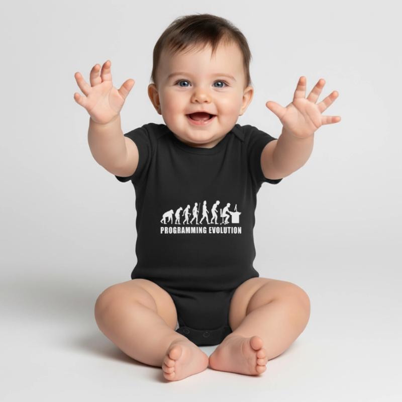 évolution de la programmation bogues de codage de code informatique Body à manches courtes Premium Bébé