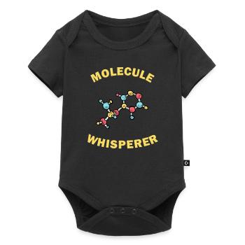 Molecule Whisperer Funny Gift - Baby Premium short-sleeve bodysuit - black - Front