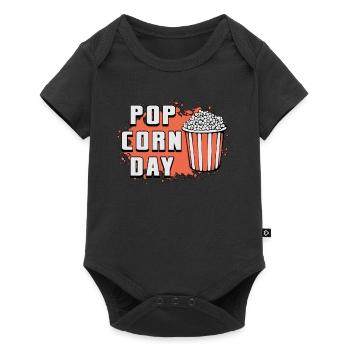 Cinema Popcorn Day Movie Delicious Sweet Corn Gift Idea - Baby Premium short-sleeve bodysuit - black - Front