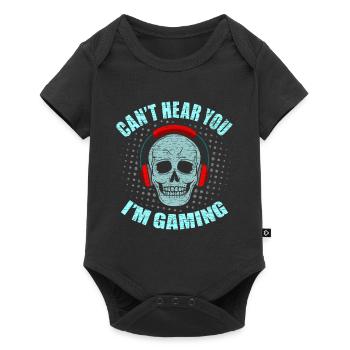 Skull - Baby Premium short-sleeve bodysuit - black - Front