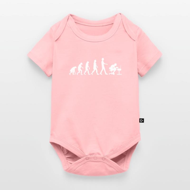 Computer Programmer Evolution Gamer PC Nerd Baby Premium short-sleeve bodysuit