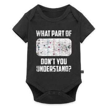Ice Hockey Coach Gift - Baby Premium short-sleeve bodysuit - black - Front