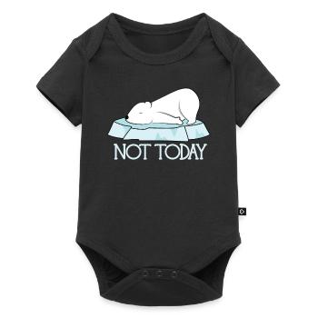 Not Today Polar Bear - Not Today! - Baby Premium short-sleeve bodysuit - black - Front
