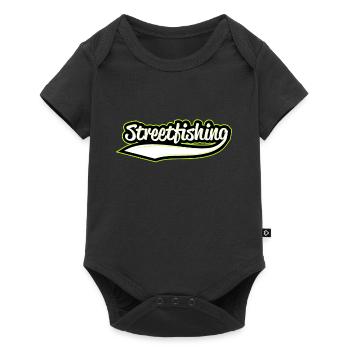 Streetfishing Anglen Spin fishing perch - Baby Premium short-sleeve bodysuit - black - Front