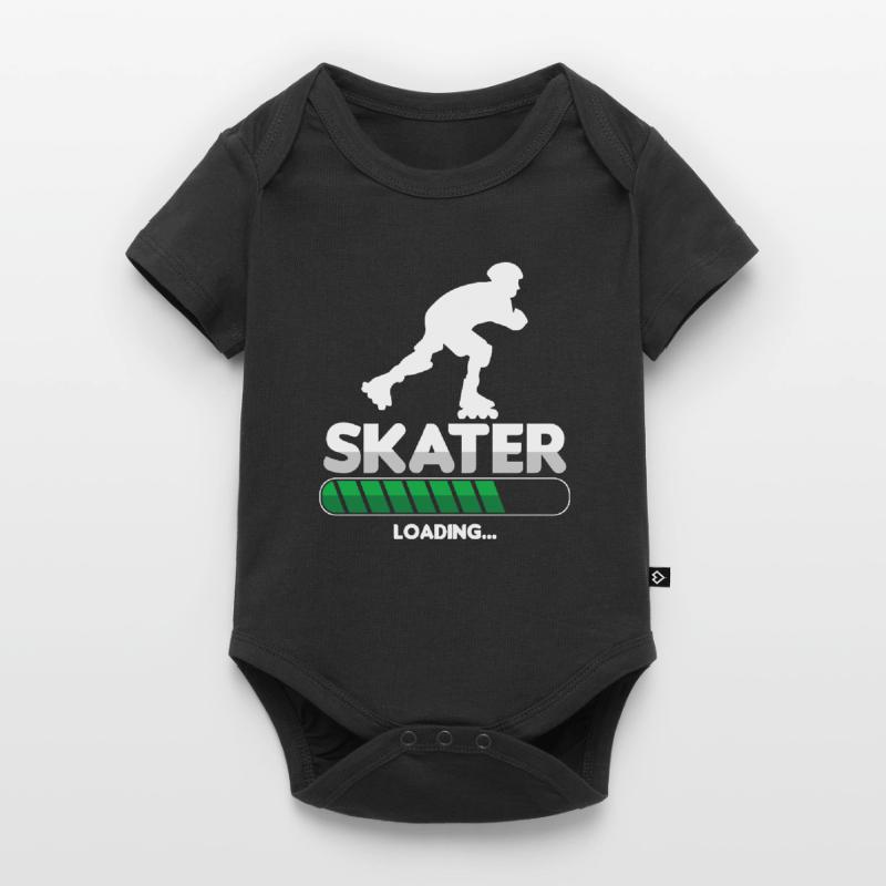 Skater Loading Inline Skating Rollerblading Gift Baby Premium short-sleeve bodysuit
