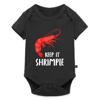 Shrimp Shrimp keep it Shrimple Aquarium Shrimp - Baby Premium short-sleeve bodysuit - black - Front