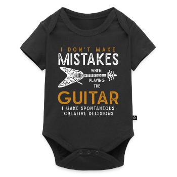 Guitare, guitare électrique, cadeau de groupe de musique - Body à manches courtes Premium Bébé - noir - Devant
