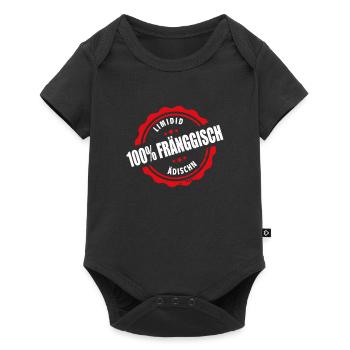 Limidid Ädischn Franke Dialekt Fränkischer Spruch - Baby Premium Kurzarmbody - Schwarz - Vorne