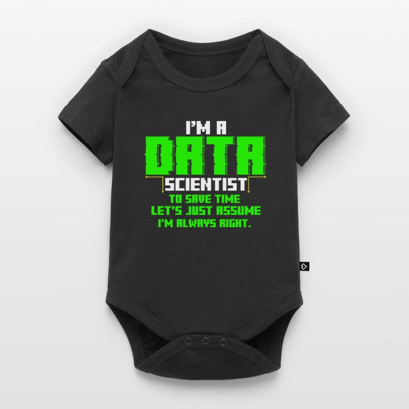 Data Scientist Engineer Nerd Analyst Geschenk Baby Premium Kurzarmbody