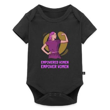 Cadeau féministe féministe féministe - Body à manches courtes Premium Bébé - noir - Devant