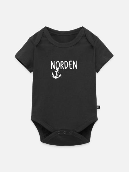 Norden - Baby Premium Kurzarmbody - Schwarz