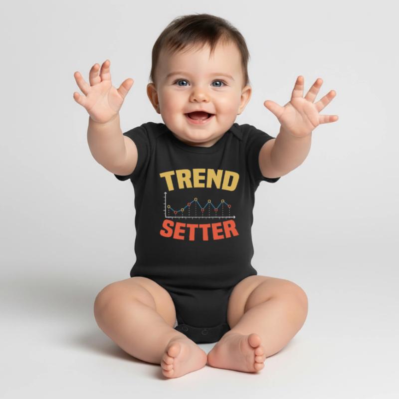 Trendsetter Big Data Analytics-Statistik Baby Premium Kurzarmbody