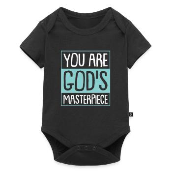Bible bible verse god saying - Baby Premium short-sleeve bodysuit - black - Front
