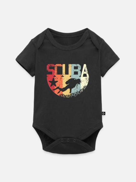 Scuba - Baby Premium Kurzarmbody - Schwarz