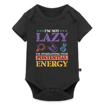 Science science energy - Baby Premium short-sleeve bodysuit - black - Front