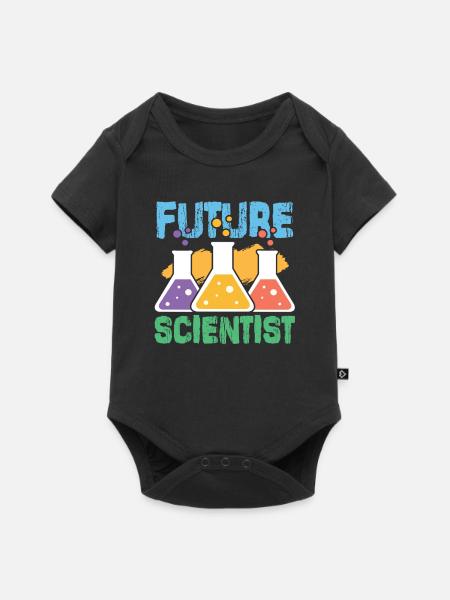 Atome de science science - Body à manches courtes Premium Bébé - noir