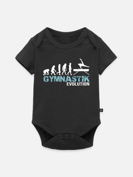 Barren Gymnastik Evolution - Baby Premium Kurzarmbody - Schwarz