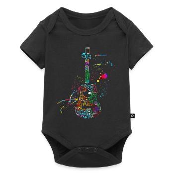 Guitar Music Instrument, Music Band & Guitarists - Baby Premium short-sleeve bodysuit - black - Front