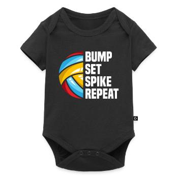 Volleyball beach volleyball athlete gift - Baby Premium short-sleeve bodysuit - black - Front