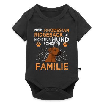 Rhodesian Ridgeback - Baby Premium Kurzarmbody - Schwarz - Vorne