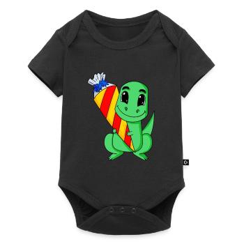 Education dinosaur 1 class - Baby Premium short-sleeve bodysuit - black - Front