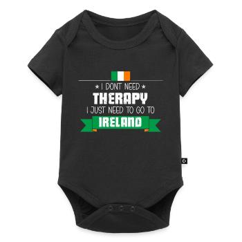 Voyage et vacances en Irlande - Je n'ai pas besoin de thérapie Irla - Body à manches courtes Premium Bébé - noir - Devant