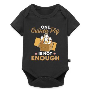 Guinea pig saying for a guinea pig - Baby Premium short-sleeve bodysuit - black - Front
