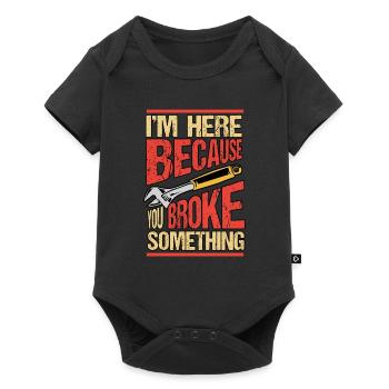 Car Car Mechanic Profession Funny Saying Gift - Baby Premium short-sleeve bodysuit - black - Front
