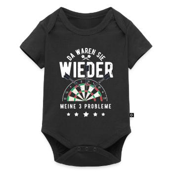 Dart Darts Dart Liebhaber Dart Spieler Dart Meiste - Baby Premium Kurzarmbody - Schwarz - Vorne
