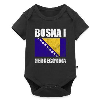 Bosna I Hercegovina by The Manzanita's - Baby Premium short-sleeve bodysuit - black - Front