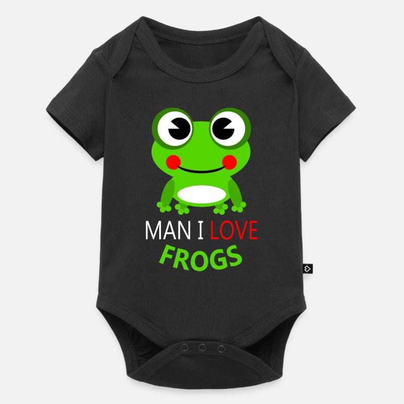 Frog - Body à manches courtes Premium Bébé - noir