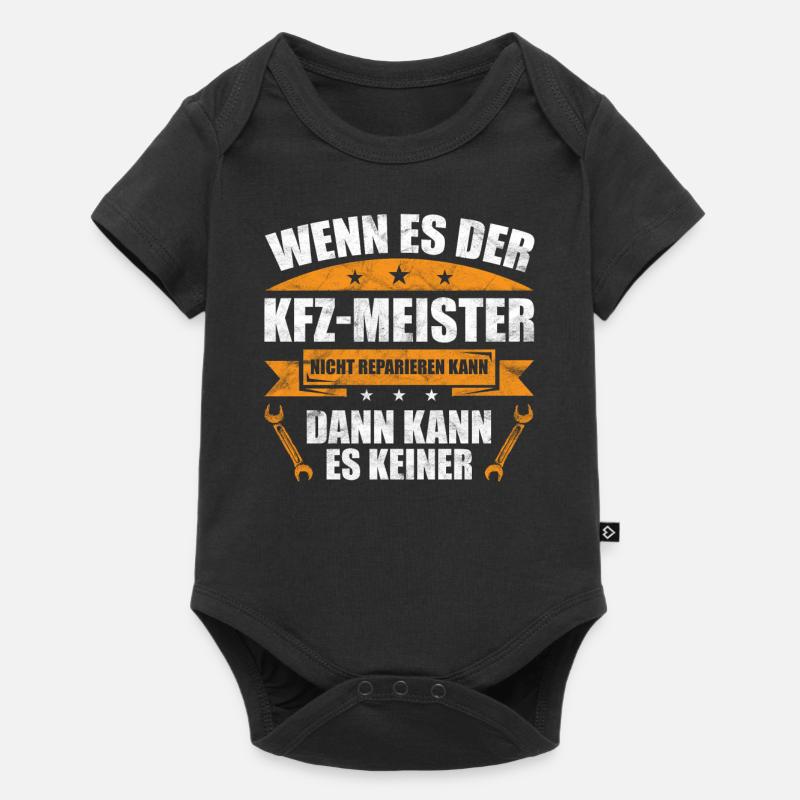 KFZ Meister Geschenkidee - Baby Premium Kurzarmbody - Schwarz