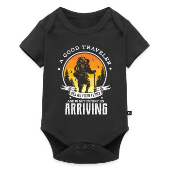 Backpacking Gifts for a Backpacker - Baby Premium short-sleeve bodysuit - black - Front